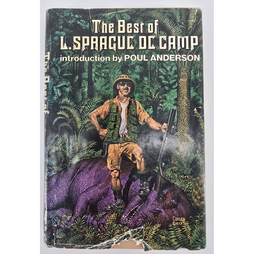 Vtg Best of L. Sprague de Camp Hard Cover First Ed Sci Fi Fantasy Stories 1978‎
